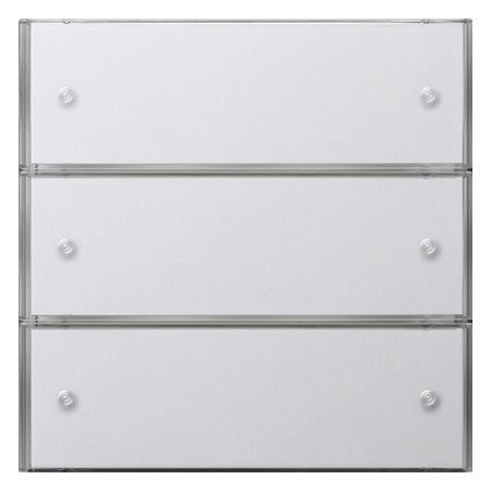 GIRA 2033112 Tastsensor3 Komfort 3fach KNX Flächenschalter Reinweiß glänzend
