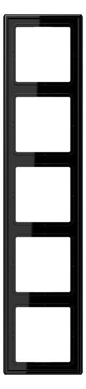Jung LS985SW Rahmen 5fach Serie LS schwarz