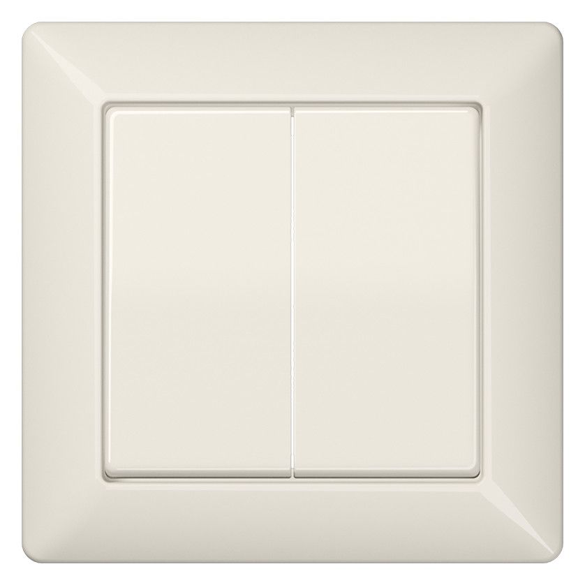 Jung AS590-5 Abdeckung volle Platte Serienschalter Serie AS weiß