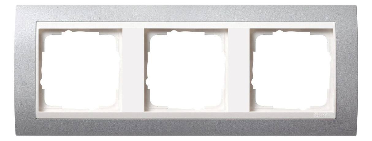 GIRA 0213326 Abdeckrahmen 3fach Zwischen Alu