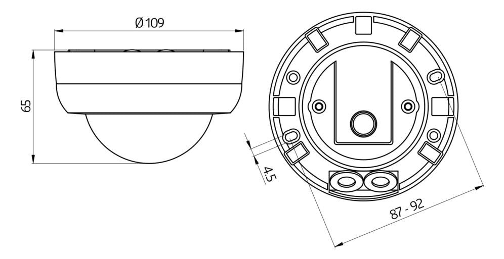 BEG 92144 PD4N-1C-AP weiß LUXOMAT Decken-Bewegungsmelder
