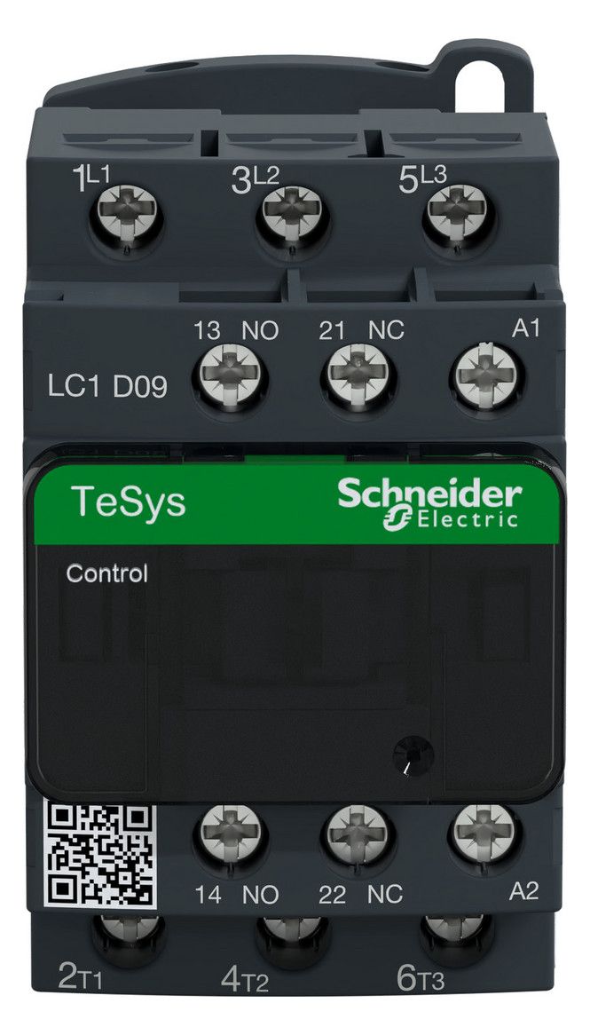 Schneider LC1D09B7 Leistungsschütz 3p 1S1Ö 4kW 400V AC3 9A 24V 50/60Hz