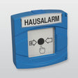 Handfeuermelder blau Alu
