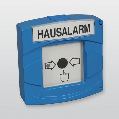 Handfeuermelder blau Alu