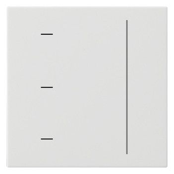 GIRA 536503 S3000 Touchaufsatz System 55 Reinweiß glänzend