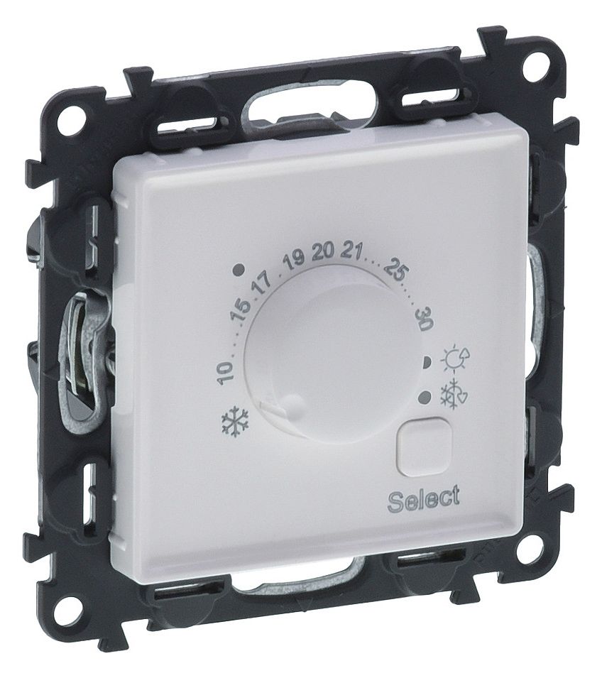 Legrand 752133 Raumthermostat elektron. m.Wechselkontakt Valena Life ultraweiß