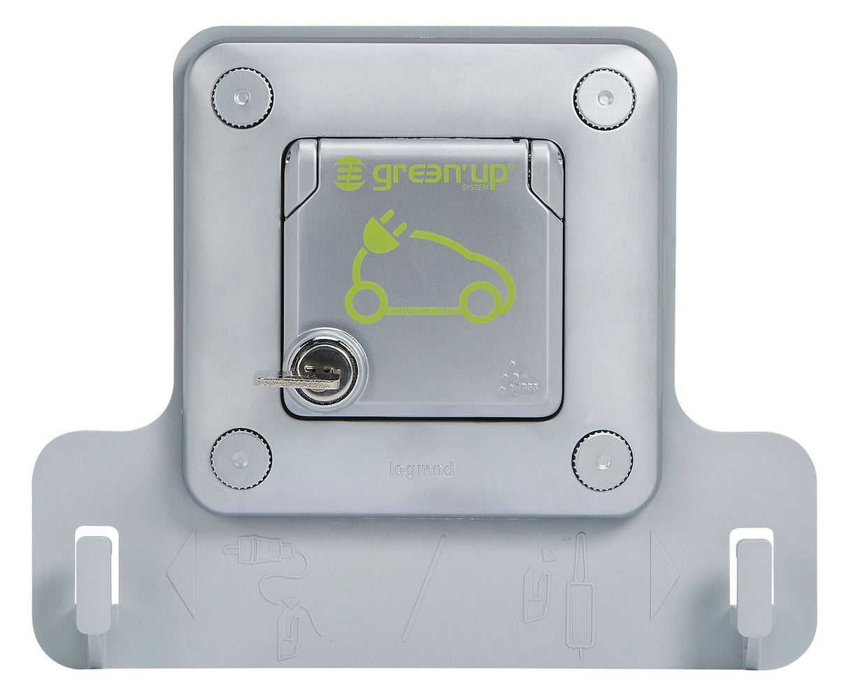 Legrand 077857 Green Up Steckdose Unterputz abschließbar Soliroc IP55 IK10