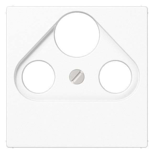 Jung A561PLSATWW Abdeckung 3Loch f.SAT-TV Serie A/AS alpinweiß