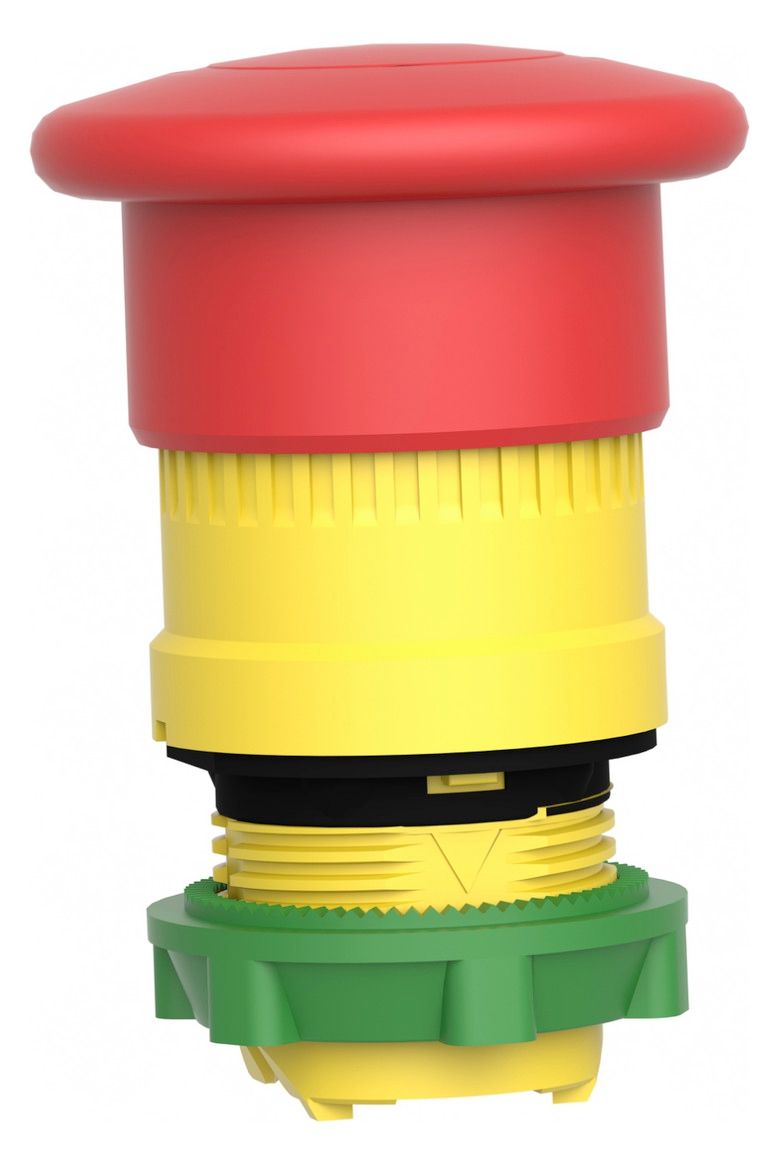 Schneider ZB5AT84 Frontelement rund rot D40mm f.NOT-HALT/NOT-AUS Zugentriegelung