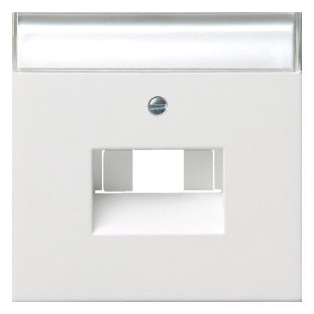 GIRA 0284112 Abdeckung+ BSF UAE/IAE+ Netzwerk Flächenschalter Reinweiß gl.