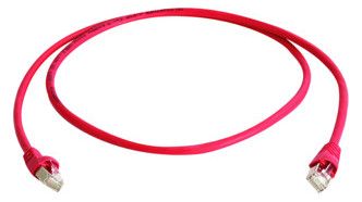 TEGA 100007966 Patchkabel S/FTP Cat.6a rot