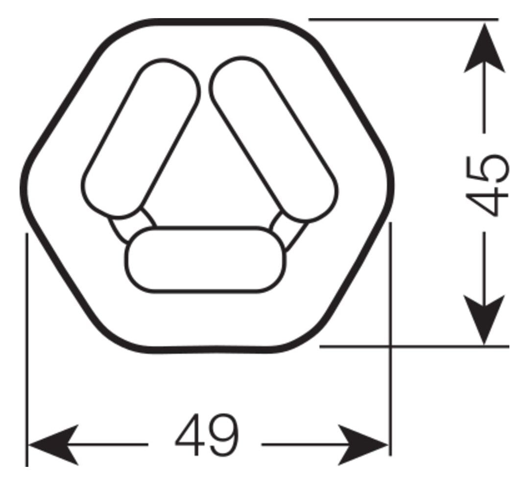 Osram DULUX T/E 26W/840 Plus GX24q3 FS1 131mm Kompakt-LLp Hellweiß dimmbar