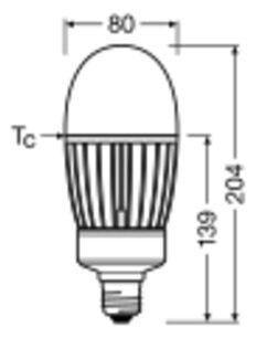 Ledvance HQL LED P 6000LM 41W 840 E27 4000K Ersatz von HQL f.Außen