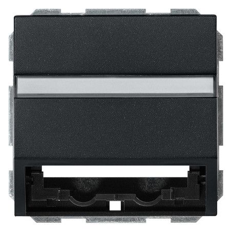 GIRA 0870005 Datenhaube Tragring+BSF System 55 Schwarz matt (lackiert)