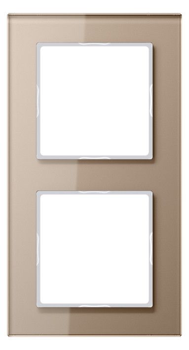 Jung AC582GLCH Glasrahmen 2fach Serie A creation champagner