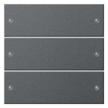 GIRA 218328 Wippenset 3fach System 55 Anthrazit (lackiert)