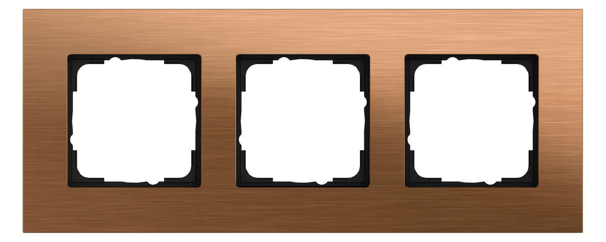 GIRA 021338 Abdeckrahmen 3fach Esprit Bronze