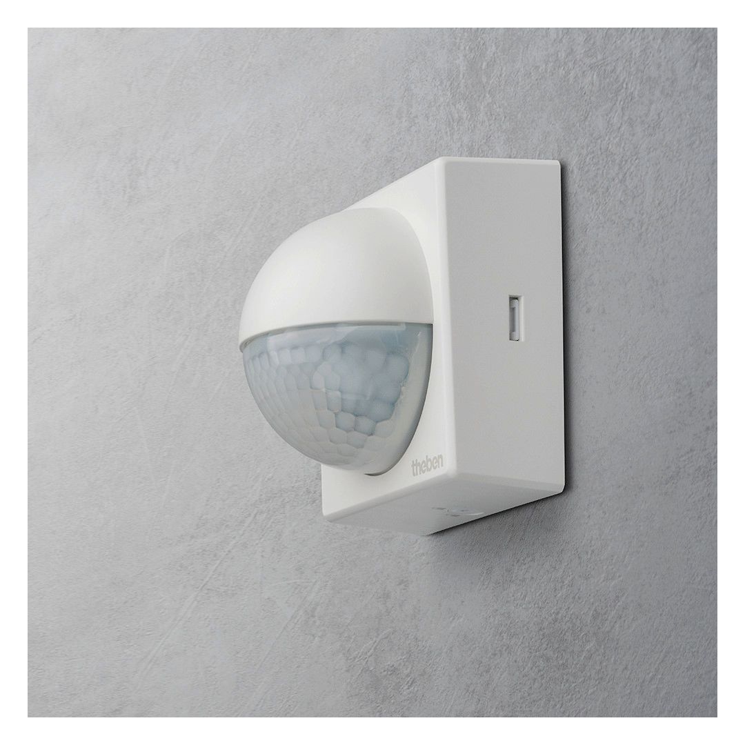 Theben theLuxa R180 WH Bew.melder Wandmont. außen IP55 180° 12m ws 1010200