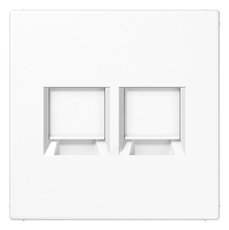 Jung LS1969-2WEWW Abdeckung f.MJ 2f WE (AMP Radiall)