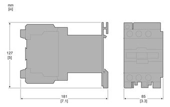 Schneider LC1D95P7 Leistungsschütz 3p 1S1Ö 45kW 400V AC3 95A 230VAC
