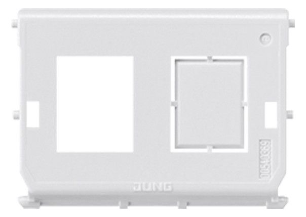 Jung 54-2WE Montage Einsatz f.2Modular- Jack Steckbuchsen 6WE u.8WE