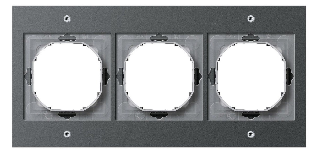 GIRA 021367 Abdeckrahmen 3fach TX_44 WG UP Anthrazit