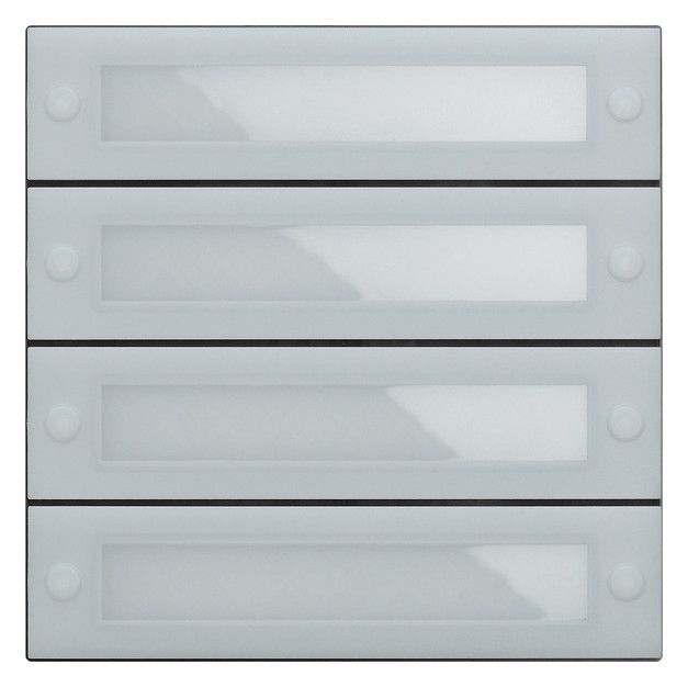 GIRA 5539000 Ruftastenmodul 4fach IBN-Tasten System 106