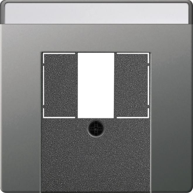 GIRA 0876600 Abdeckung+BSF TAE USB System 55 Edelstahl