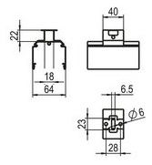 RIDI VL2THD Aufhänger Deckenmontage