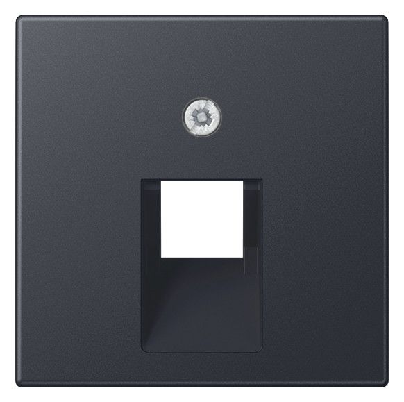 Jung A569-1BFPLUAANM Abdeckung f.IAE/UAE 1x8polig bruchsicher Serie A anthr.matt