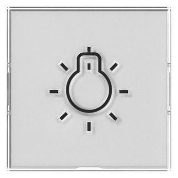 GIRA 321600 Wippe+BSF+Symbol Licht groß tastbar System 55 Farbneutral