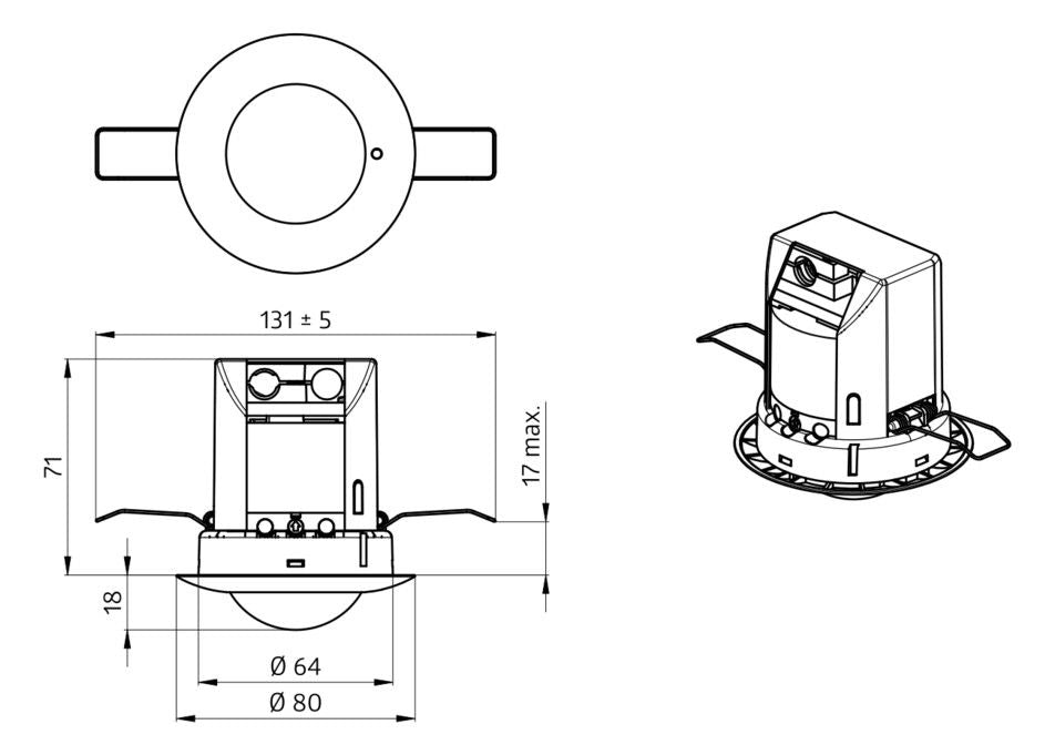 BEG 92166 PD2-S-DE weiß LUXOMAT Slave-Gerät