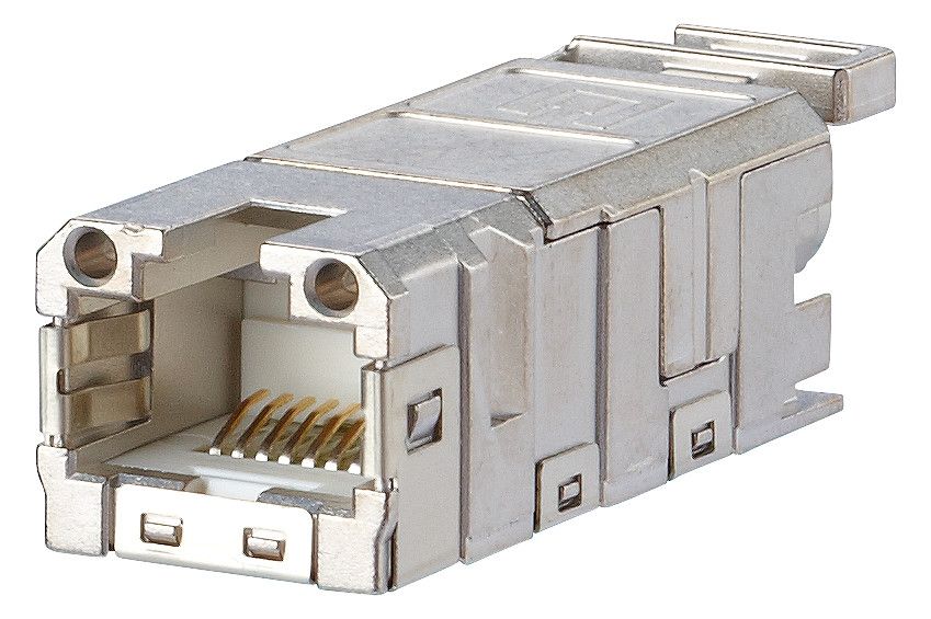 Metz 1401100810MI RJ45 Feldbuchsen- einsatz Cat.6 Class EA T568A E-DAT