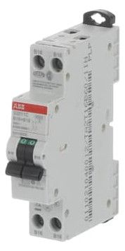 ABB S2011C-B16 Sicherungsautomat B-char. ,6kA 16A 1P+1P 1M 2CDS251281R0165