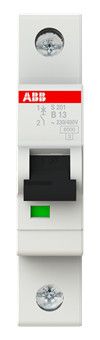 ABB S201-B13 Sicherungsautomat B-Char., 6 kA, 13A, 1P