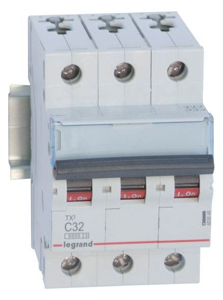 Legrand 403548 TX3 LS-Schalter C 32A 3-polig 6kA 400VAC 3TE