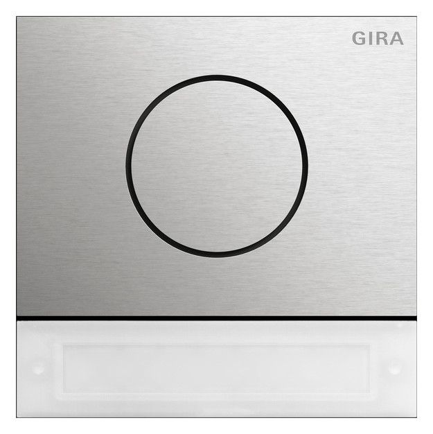 GIRA 5569920 Türstationsmodul IBN-Taste System 106 Edelstahl