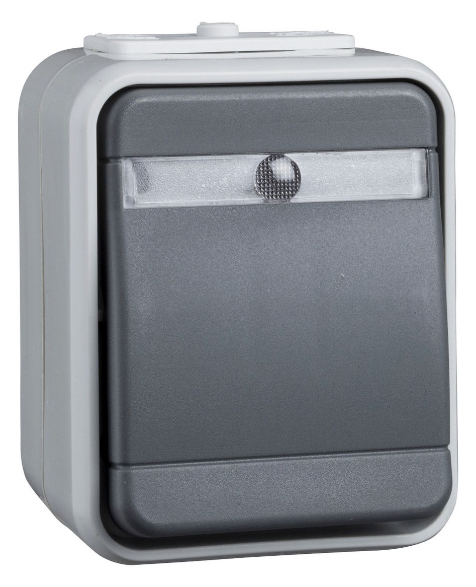 Elso 441649 Wechsel-Kontrollschalter 10A basaltgrau