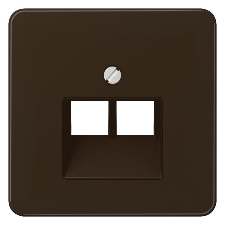 Jung CD569-2UABR Abdeckung f.IAE/UAE 2x8polig braun