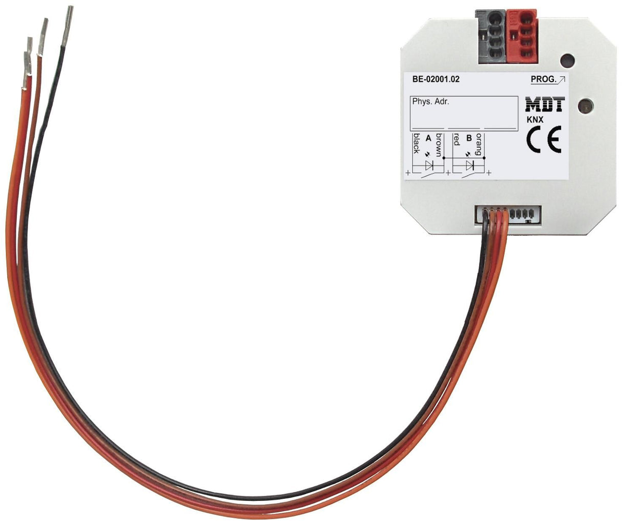 MDT BE-02001.02 Tasterinterface/Taster- schnittstelle 2fach UP potentialfrei