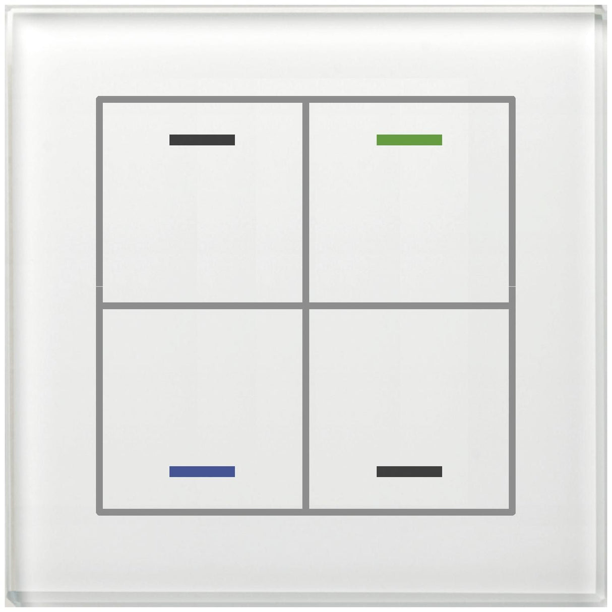 MDT BE-GTL4TW.01 Glastaster II Light Weiß Neutral