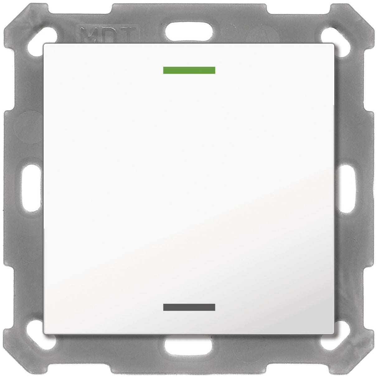 MDT BE-TAL5501.01 Taster Light 55 1fach RGBW Reinweiß glänzend Neutral