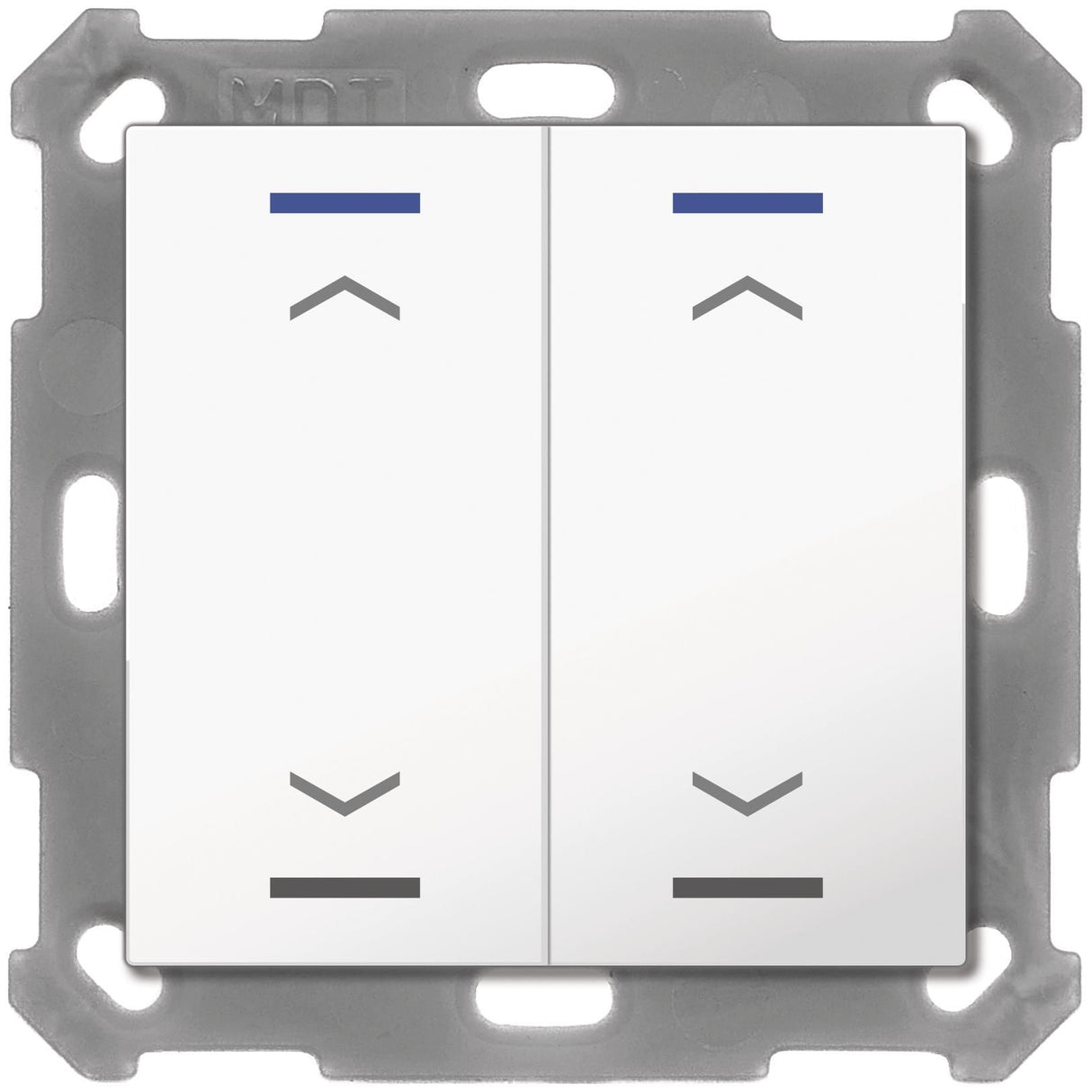 MDT BE-TAL5502.A1 Taster Light 55 2fach Reinweiß glänzend