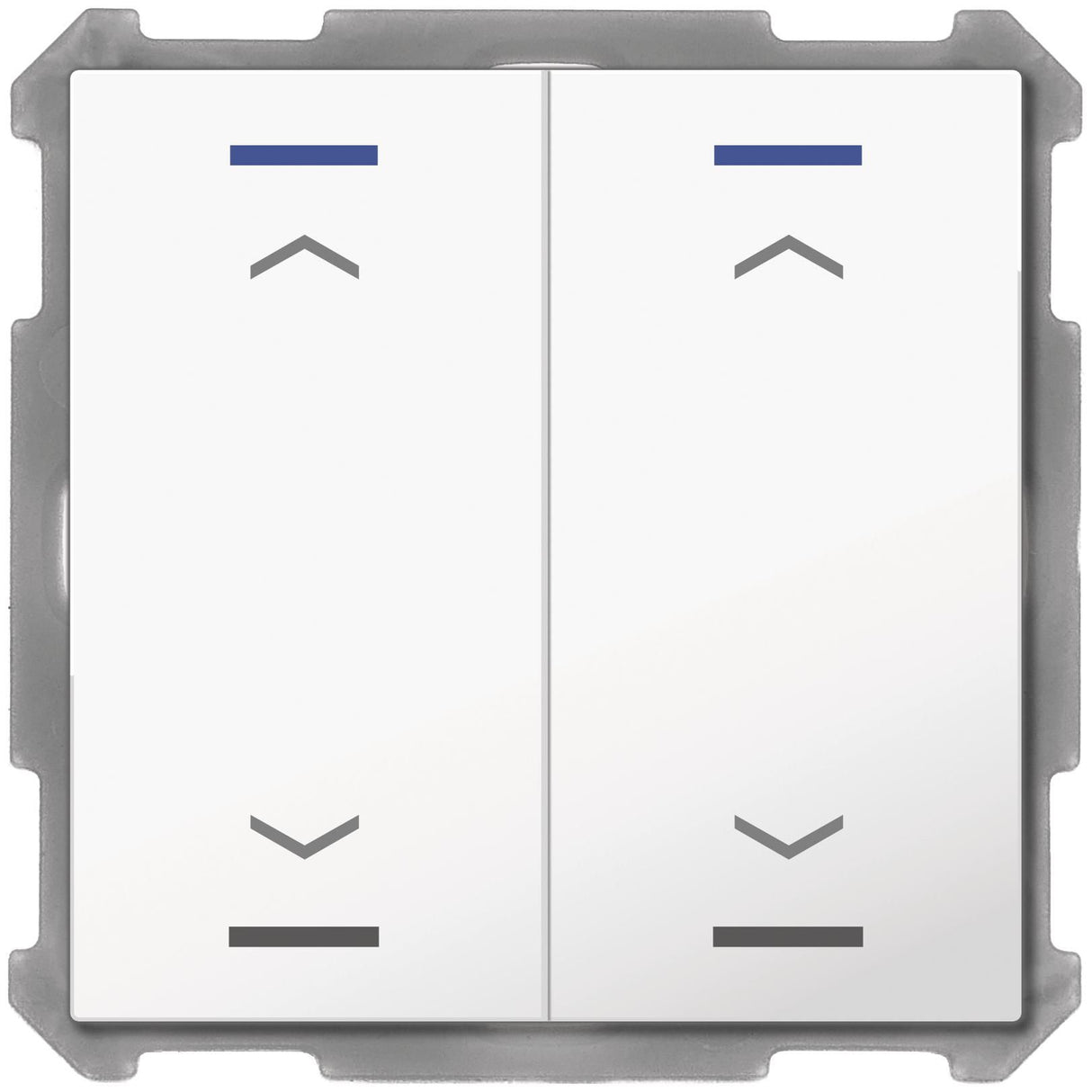 MDT BE-TAL6302.A1 Taster Light 63 2fach Studioweiß glänzend