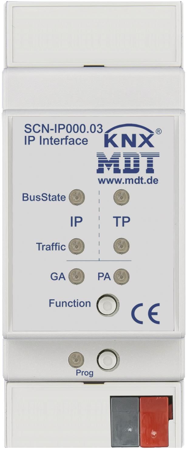 MDT SCN-IP000.03 IP Interface m.Email u.Zeitserverfunktion 2TE REG