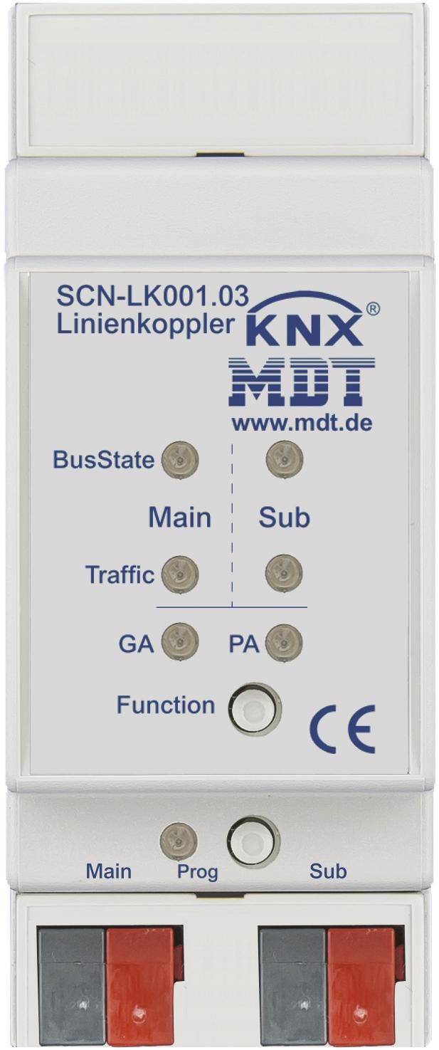 MDT SCN-LK001.03 Bereichs-/Linienkoppler 2TE REG