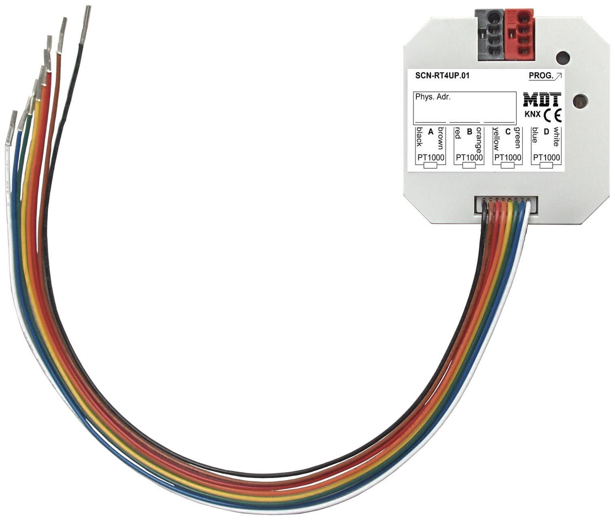 MDT SCN-RT4UP.01 Temperaturregler/Sensor 4fach UP