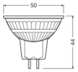 Ledvance LED MR16 50 36° P 6.3W 827 GU5.3 621lm 2700K NV LED-Reflektor