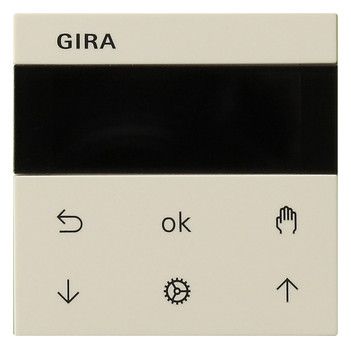 GIRA 536601 S3000 Jalousie-/Schaltuhr Display System 55 Cremeweiß glänzend