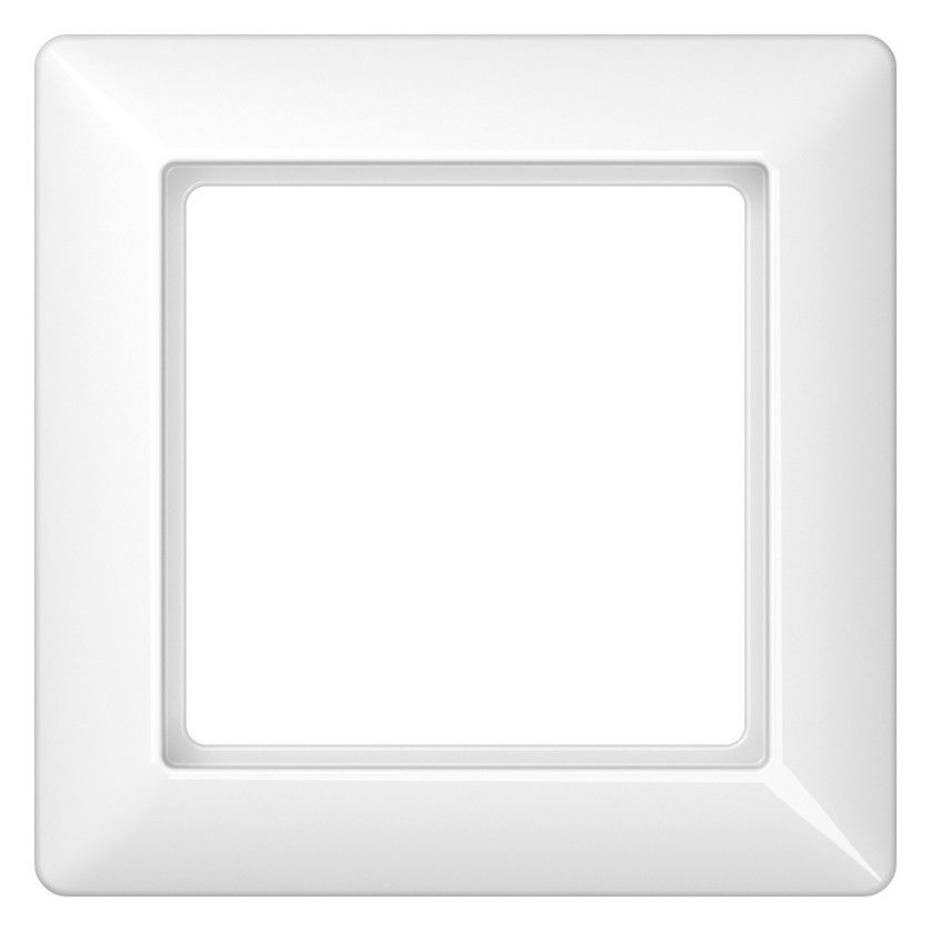 Jung AS581BFWW Rahmen 1fach bruchsicher Serie AS alpinweiß